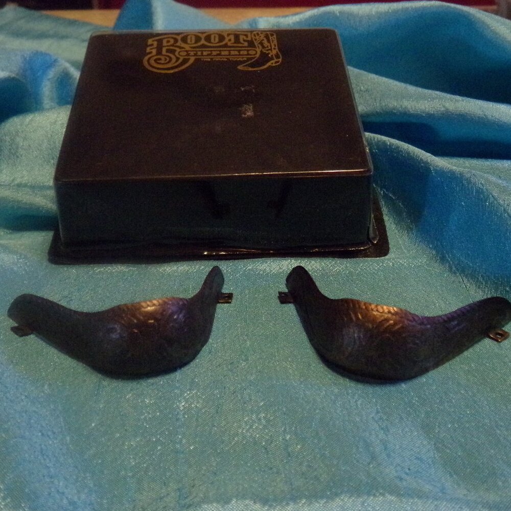BURNISHED COPPER TIPS FOR COWBOY BOOTS BOOT TIPPERS NEW
